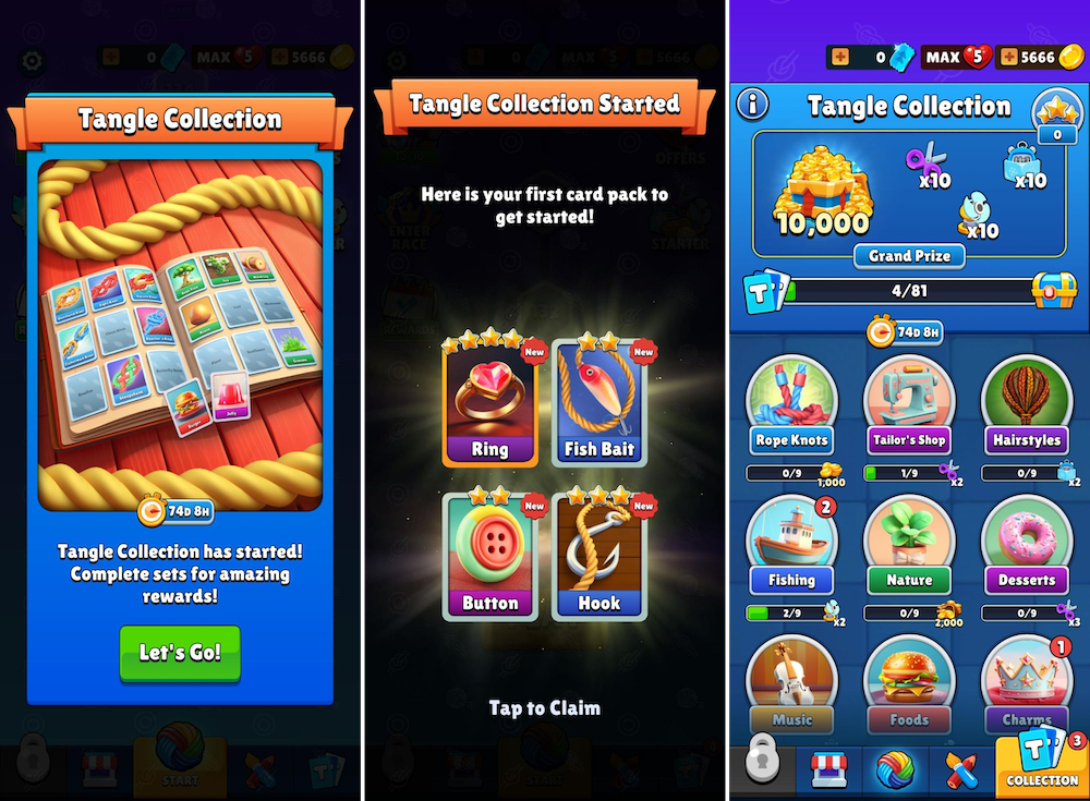 Twisted Tangle’s Seasonal Collectible Album System