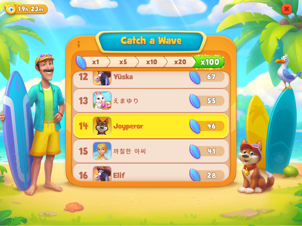 Gardenscapes’ Catch a Wave